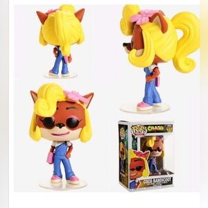 Funko Coco Bandicoot Vinyl Figure with Pink and Yellow Accents